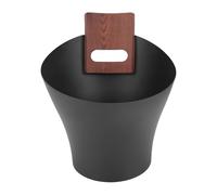 Fockety Set Secchio e mestolo per Sauna, mestolo e Secchio in Alluminio da 5 Litri con Manico Lungo in Legno, cacciavite, Kit Accessori per Sauna per Doccia Spa, Bagno termale all'aperto