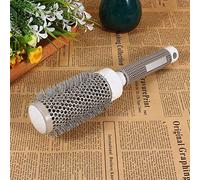 Fockety Set Spazzole Per Parrucchieri, Pettine Rotondo In Ferro Ceramico Resistente Alle Alte Temperature Con Manico Antiscivolo, Denti Flessibili In Nylon Per Massaggio Del Cuoio Capelluto, Adatto