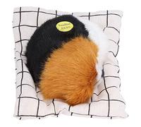Fockety Simulazione Peluche per Cane Che Dorme con Funzione di Abbaiare per la Decorazione della Camera da Letto dei Bambini, Bambola per Cane Che Dorme con Suono da 7,1 X 5,3 Pollici per Regali per