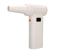 Fockety Soffiatore ad aria compressa, soffiatore elettrico regolabile a 3 velocità con 130000 rpm e luce LED, soffiatore ricaricabile senza fili da 8000 mAh per computer (WHITE)