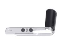 Fockety Staffa a L per Fotocamera, Piastra per Treppiede con Commutazione Orizzontale Verticale Arca Compatibile con Impugnatura in Pelle PU Filettata da 1/4 di Pollice per Stabilizzatore con Testa