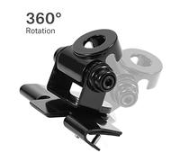 Fockety Staffa di Supporto per Antenne Flessibili a 360 ° per la Radio Mobile, Supporto in Acciaio Inossidabile Resistente con 4 Incroci Set per Antenne più Grandi, su Misura per L'uso del Veicolo