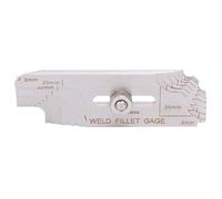 Fockety Strumento di Ispezione del Calibro di Saldatura per Saldatore, Test Durevole del Calibro del Saldatore a Camma a Ponte MG-11 per Caldaie, Ponti e Condutture di Giacimenti Petroliferi, in