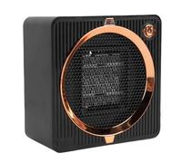 Fockety Stufetta Elettrica Portatile a Riscaldamento Rapido in Ceramica PTC per Uso Interno, con Protezione da Surriscaldamento e Ribaltamento per Casa, Camera da Letto, Ufficio (Spina europea)