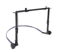 Fockety Supporto per Armonica, Supporto Angolare Regolabile in Lega di Acciaio per Armoniche a 10 e 24 Fori con Dado Girevole, Pratico Contenitore per Principianti