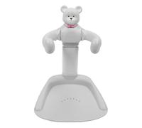 Fockety Supporto per Doccia per Bambini Regolabile con Asta Telescopica, Design Ergonomico, Cuscinetto in Silicone per Telaio Fisso, Materiale PP Ad Asciugatura Rapida