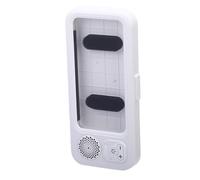 Fockety Supporto per telefono da doccia, altoparlante Bluetooth touchscreen impermeabile con suono nitido, supporto a parete per bagno, compatibile con la maggior parte degli smartphone (WHITE)