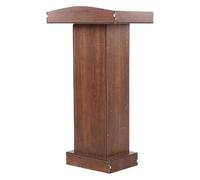 Fockety Supporto Podio, Moderno Podio Portatile con Stoccaggio e Base Pesante, Pulpiti per Chiese, Conferenze, Aule, Seminari, Scuole, Leggi, Discorsi, Matrimoni, Presentazione