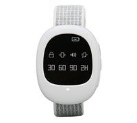 Fockety Sveglia per pipì a Letto, Sveglia Wireless 2 in 1 per pipì a Letto e Orologio per Il vasino, Sveglia Ricaricabile USB per pipì a Letto con Musica e Vibrazione per i Bambini