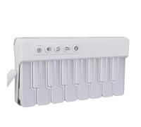 Fockety Tastiera per pianoforte, portatile tascabile con 7 luci colorate, pianoforte giocattolo per bambini con design arrotondato e , canzoni dimostrative, filastrocche, musica