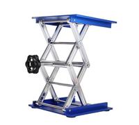Fockety Tavolo Elevatore a Forbice, Intervallo di Altezza Regolabile da 2,8" a 11" Jack da Laboratorio con capacità di 15 Kg, Tavolo Elevatore con Superficie in Ossido di Alluminio e Cuscinetti in