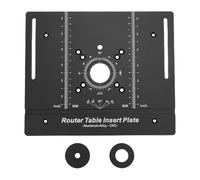 Fockety Tavolo Router Inserisci Piastra, in Lega in Lega di Intaglio Inserzione della Piastra di Taglio della Macchina per la Lavagna di Legno Panca di Lancio del Router Tavolo Router