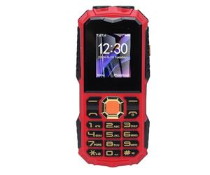 Fockety Telefono Cellulare per Anziani, Telefono Sbloccato 4G LTE con Tasti Grandi e Tasto SOS, Doppia SIM 16800mAh MP3, Chiamate SMS, Funzioni Internet, Cellulare con (rosso)