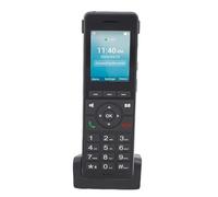 Fockety Telefono cordless, telefono di casa VoIP WiFi 4G LTE con ampio display da 2,4 pollici, pulsanti grandi, Bluetooth e annuncio ID chiamante, telefono fisso per casa (nero) (Versione UE)