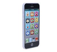 Fockety Telefono per L'apprendimento Dell'inglese Giocattolo Musicale Educativo per L'allenamento della Concentrazione della Memoria dei Bambini per età Superiore Ai 18 Mesi Plastica Nera (BLACK)