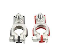 Fockety Terminale a Batteria Negativa Positiva Set di Pinze Arrugginite per la Sostituzione di G35 G37 M45, Connettore per Cavi per Auto 2 Pc per gli Appassionati di Automobili