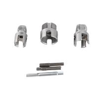 Fockety Utensile integrato per filettatura interna ed esterna di tubi, utensile per taglio di filettature di tubi, kit per filettatura di in PVC per in plastica PVC