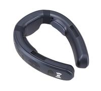 Fockety Ventilatore portatile da collo, ventilatore personale senza pale con raffreddamento e riscaldamento a 360°, 3 velocità, ventilatore indossabile ricaricabile da 10000 mAh (blu navy)