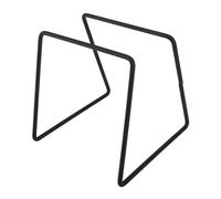 Fockety Versare Sulla Caffettiera, Supporto per Gocciolatore per Caffè nel Set di Metallo Porta Carta da Filtro per Caffè, Portabicchiri Con Filtro per IL Ministo Degli Interni (BLACK)