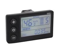 Fockety Visualizza LCD per Bici Eletrica, Pannello di Controlo Display S866 Impermeabile 24V 36V 48V 60V, Kit di Conversione Bici Eletrica Universale per Display Misuratore Elettrica