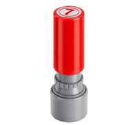 FOCMKEAS Mini timbro a inchiostro con numero 7, cerchiato rotondo, per | Numeri a sette caratteri digitali, per lezioni, ufficio, feste, artigianato, fai da te