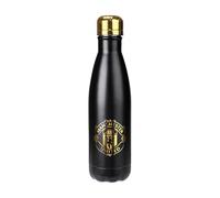 FOCO Borraccia riutilizzabile con licenza ufficiale Manchester United FC, colore nero e oro, 500 ml