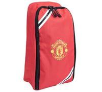 FOCO Borsa per scarpe da calcio con licenza ufficiale Manchester United FC Core Stripe, Manchester United F.C, Taglia unica, Striscia centrale
