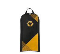 FOCO Borsa per scarpe da calcio con licenza ufficiale Wolverhampton Wanderers FC Black Glide