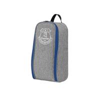 FOCO Borsa per scarpe da calcio grigia con licenza ufficiale Everton FC, Categoria: Everton F.C, Taglia unica, Espositore con stemma del club su design grigio invecchiato