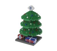 FOCO Calendario dell'Avvento con licenza ufficiale Inghilterra BRXLZ 3D Mattoncini Modello Modello Albero di Natale