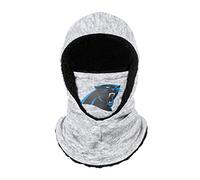 FOCO Carolina Panthers NFL Heather Grey Big Logo Hooded Gaiter