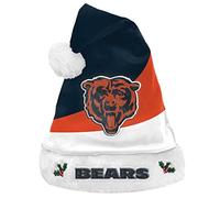 FOCO Chicago Bears NFL 2021 Colorblock Santa Hat - One-Size