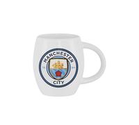 FOCO Con licenza ufficiale Manchester City FC tazza da tè extra capiente bianca