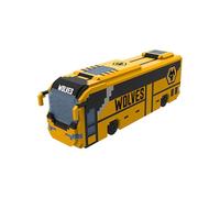 FOCO Con licenza ufficiale Wolverhampton Wanderers FC modello di autobus BRXLZ da costruire con mattoncini 3D