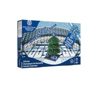 Foco Licenza ufficiale dell'Olympique de Marseille BRXLZ, modello di mattoncini da costruzione 3D, calendario dell'Avvento 24 giorni
