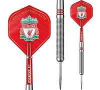FOCO Licenza ufficiale Liverpool Football Club 90% tungsteno punta in acciaio set freccette The Reds FC, 24 g (D1414)