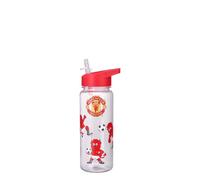 FOCO Licenza ufficiale Manchester United FC Kids Red Devils Football Mascotte Borraccia 600ml