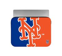 FOCO MLB - Custodia ufficiale per computer portatile da 15" con logo principale a blocchi di colore (New York Mets)
