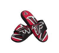 FOCO NFL Atlanta Falcons Mens Sport Doccia Gel Slide Flip Flop SandalsSport Doccia Gel Slide Flip Flop Sandali, Colorblock Big Logo, Small (7-8), (Modello: FFSSNFCBBLGGEL)