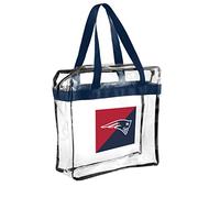 FOCO NFL - Borsa a tracolla trasparente per gioco di calcio, in vinile, Patrioti del New England