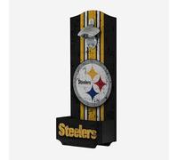 FOCO Pittsburgh Steelers NFL - Cartello apribottiglie, in legno