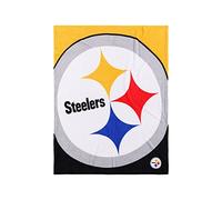 FOCO Pittsburgh Steelers NFL Slumber Plush Throw Decke - Stück