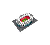 FOCO Set da costruzione di mini stadio di calcio BRXLZ con licenza ufficiale Arsenal FC Emirates 3D, modello Premier League, 1.526 pezzi, età 12+