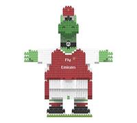FOCO Prodotto con licenza ufficiale Gunnersaurus Arsenal FC BRXLZ Mascotte 3D Bricks giocattolo da costruzione