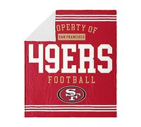 FOCO SAN Francisco 49ERS - Coperta in pile Sherpa, 60 x 70 cm