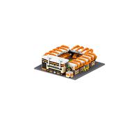 FOCO Set da costruzione con licenza ufficiale Wolverhampton Wanderers FC Molineux 3D Bricks Mini BRXLZ Football Stadium - Modello Premier League - 1.526 pezzi - Età 12+ - Articoli sportivi