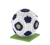 FOCO Set di costruzione 3D con logo della squadra di calcio della Scozia con licenza ufficiale BRXLZ