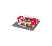 FOCO Set di costruzione del mini stadio di calcio BRXLZ con licenza ufficiale del Nottingham Forest FC The City Ground 3D, modello Premier League, 1.526 pezzi, dai 12 anni in su, merchandising