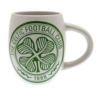 Générique Celtic FC - Tazza da tè con stemma della squadra di calcio, colore: verde bianco