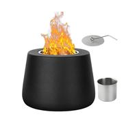 Focolare Da Tavolo,Riscaldatore di Design Moderno a Forma di Scultura | da Interno per Tavolo,Ideale per Patio, Terrazza, Giardino, Soggiorno, Campeggio, Balcone e Feste con Barbecue